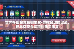世界杯现金竞猜哪里买-寻找合适的渠道，世界杯现金竞猜的购买事宜