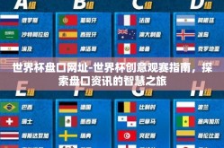 世界杯盘口网址-世界杯创意观赛指南，探索盘口资讯的智慧之旅