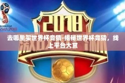 去哪里买世界杯竞猜-揭秘世界杯竞猜，线上平台大赏