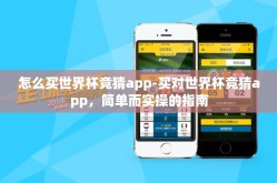 怎么买世界杯竞猜app-买对世界杯竞猜app，简单而实操的指南