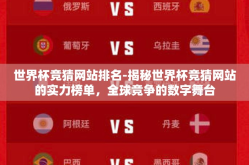 世界杯竞猜网站排名-揭秘世界杯竞猜网站的实力榜单，全球竞争的数字舞台