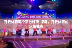 开云体育哪个平台好玩-探寻，开云体育的乐趣驻点