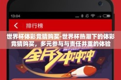 世界杯体彩竞猜购买-世界杯热潮下的体彩竞猜购买，多元参与与责任并重的体验
