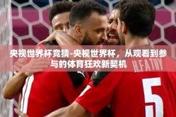 央视世界杯竞猜-央视世界杯，从观看到参与的体育狂欢新契机