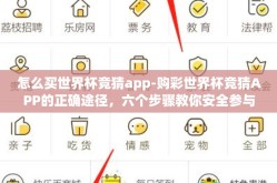 怎么买世界杯竞猜app-购彩世界杯竞猜APP的正确途径，六个步骤教你安全参与