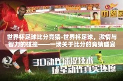 世界杯足球比分竞猜-世界杯足球，激情与智力的碰撞——一场关于比分的竞猜盛宴