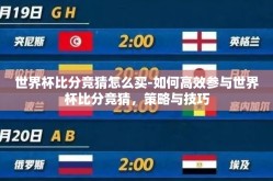 世界杯比分竞猜怎么买-如何高效参与世界杯比分竞猜，策略与技巧
