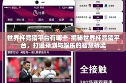 世界杯竞猜平台有哪些-揭秘世界杯竞猜平台，打通预测与娱乐的智慧桥梁