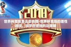 世界杯竞猜怎么买合理-世界杯竞猜的理性选择，科学合理地购彩策略