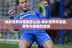 体彩世界杯竞猜怎么玩-体彩世界杯竞猜，激情与策略的碰撞
