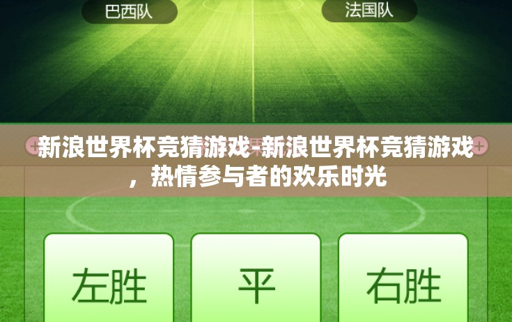 新浪世界杯竞猜游戏-新浪世界杯竞猜游戏，热情参与者的欢乐时光