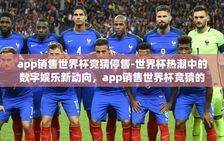 app销售世界杯竞猜停售-世界杯热潮中的数字娱乐新动向，app销售世界杯竞猜的激增与停售审视