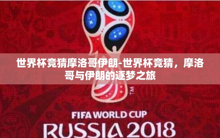 世界杯竞猜摩洛哥伊朗-世界杯竞猜，摩洛哥与伊朗的逐梦之旅