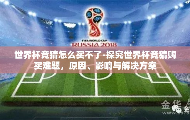 世界杯竞猜怎么买不了-探究世界杯竞猜购买难题，原因、影响与解决方案