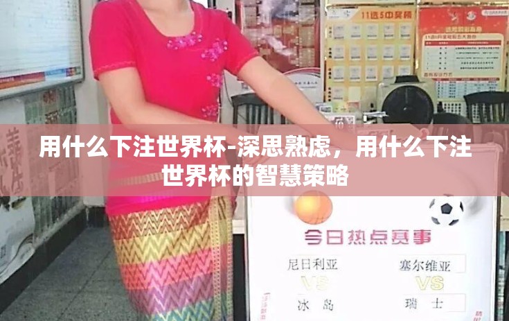 用什么下注世界杯-深思熟虑，用什么下注世界杯的智慧策略