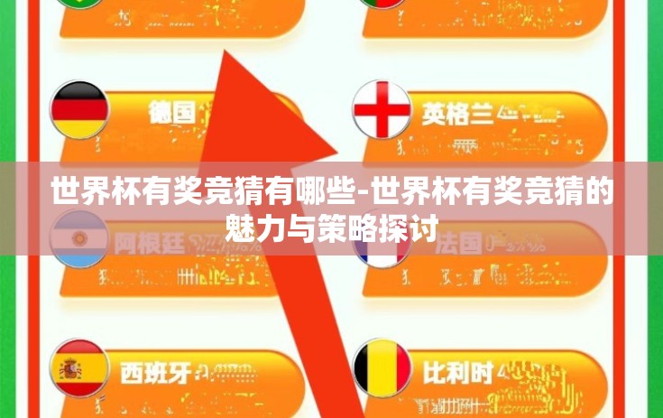 世界杯有奖竞猜有哪些-世界杯有奖竞猜的魅力与策略探讨 世界杯有奖竞猜有哪些-世界杯有奖竞猜的魅力与策略探讨