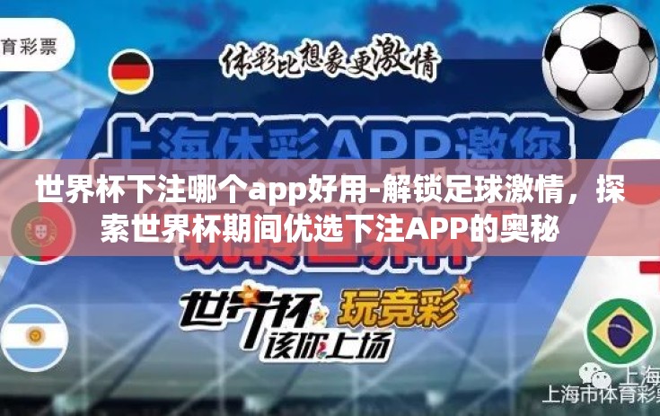 世界杯下注哪个app好用-解锁足球激情，探索世界杯期间优选下注APP的奥秘