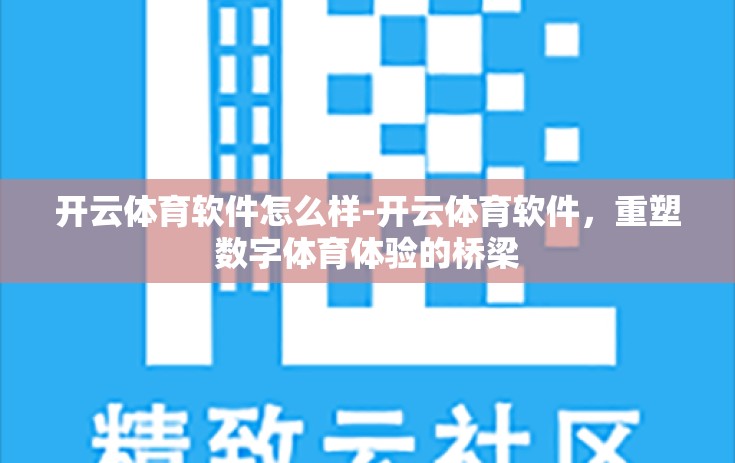 开云体育软件怎么样-开云体育软件，重塑数字体育体验的桥梁