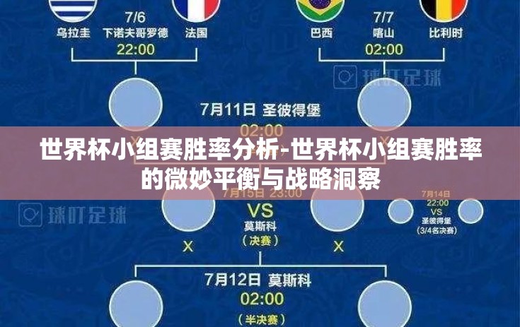 世界杯小组赛胜率分析-世界杯小组赛胜率的微妙平衡与战略洞察