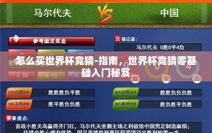 怎么买世界杯竞猜-指南，世界杯竞猜零基础入门秘笈
