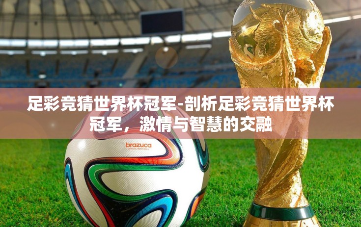 足彩竞猜世界杯冠军-剖析足彩竞猜世界杯冠军，激情与智慧的交融