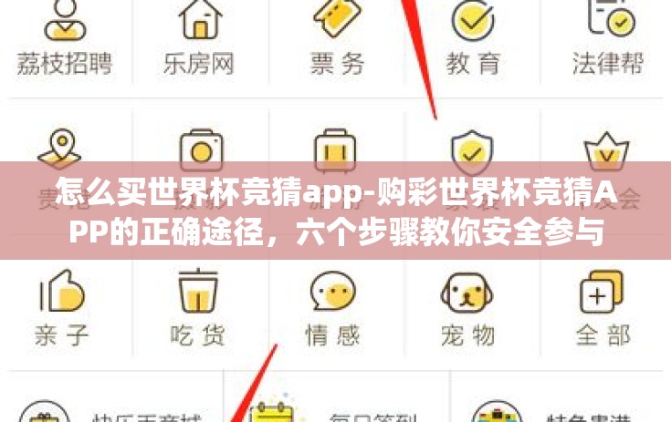 怎么买世界杯竞猜app-购彩世界杯竞猜APP的正确途径，六个步骤教你安全参与
