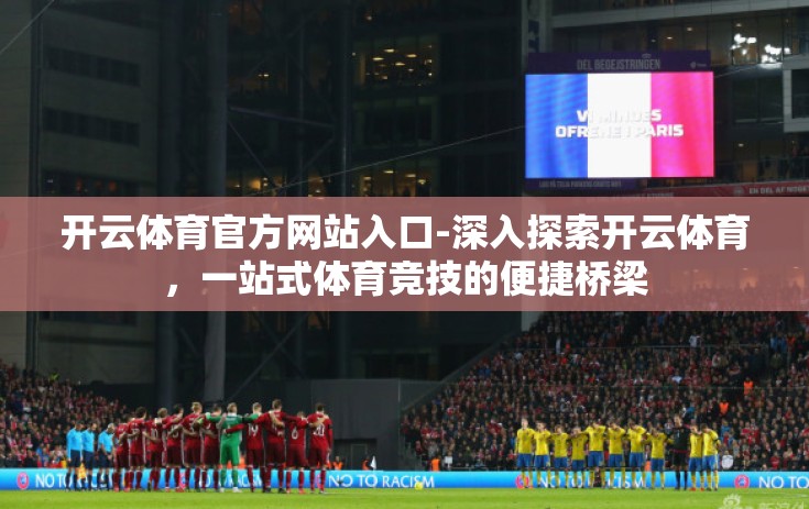 开云体育官方网站入口-深入探索开云体育，一站式体育竞技的便捷桥梁