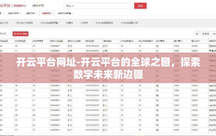 开云平台网址-开云平台的全球之窗，探索数字未来新边疆